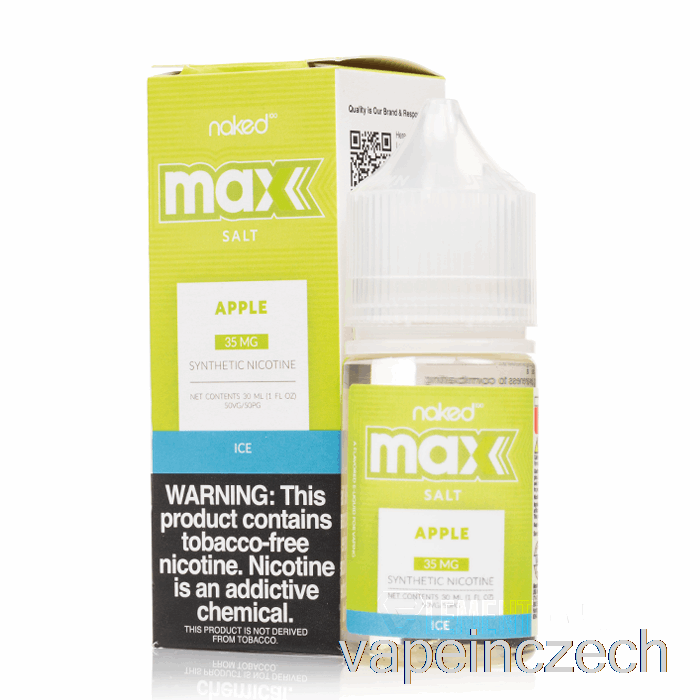 Ledové Jablko - Nahá Max Sůl - 30 Ml 35mg Vape Per